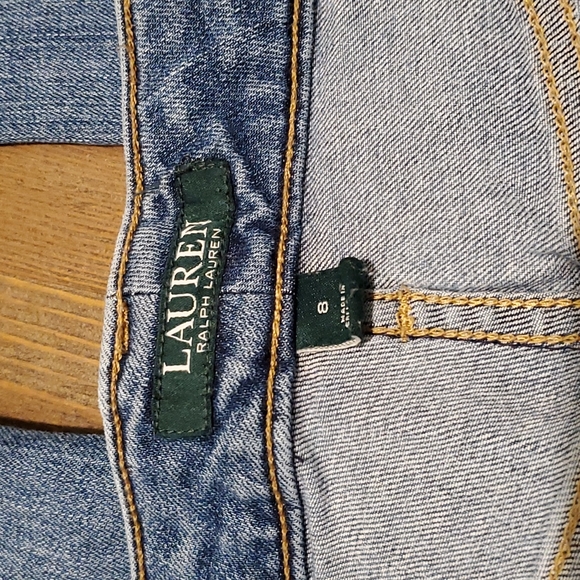Lauren Ralph Lauren classic Sraight Jeans with Stretch Size 8 - Picture 2 of 4